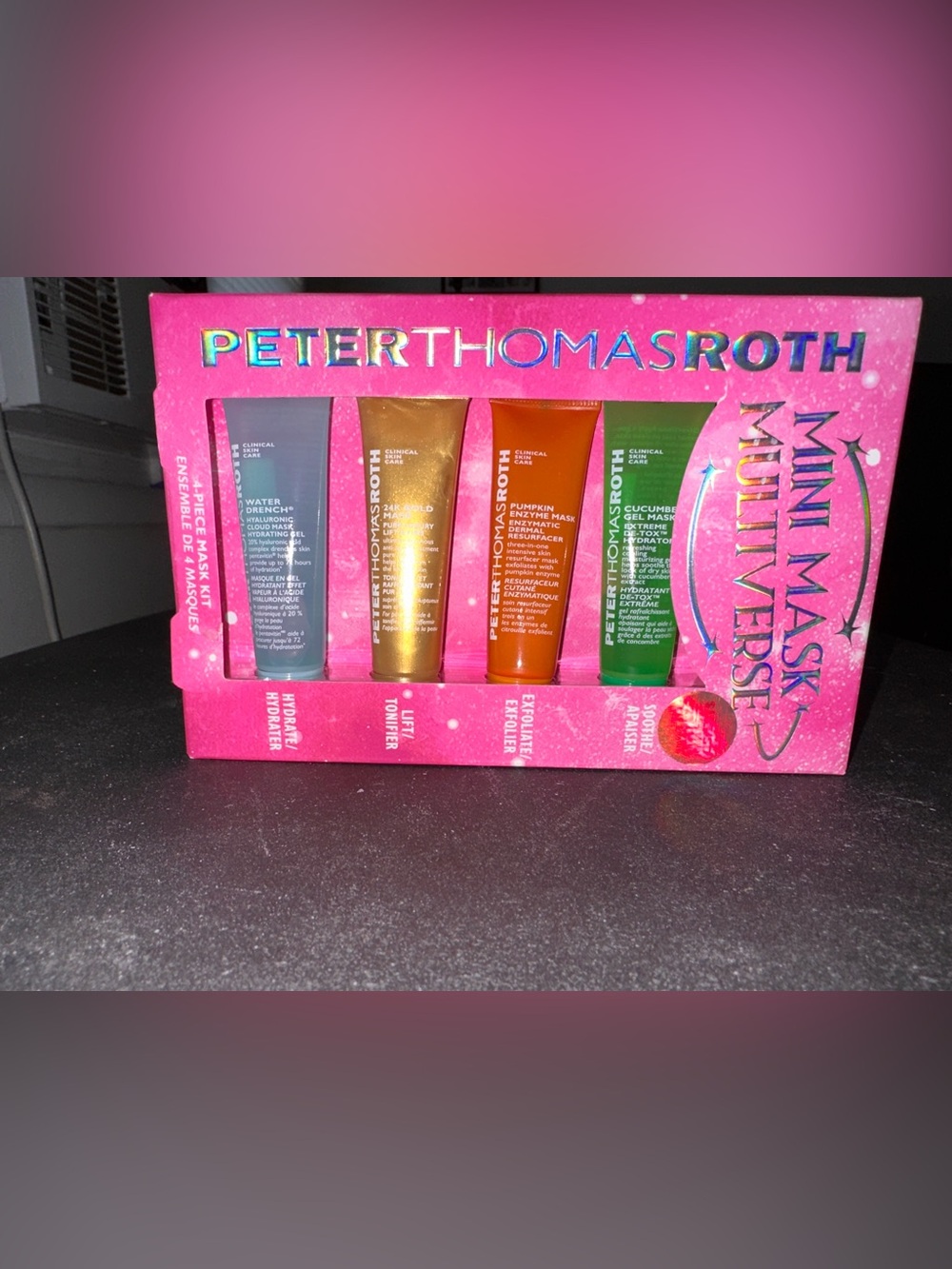 Peter Thomas Roth Multi-Mask Set – Blue, Gold, Orange, Green - Picture 2 of 2